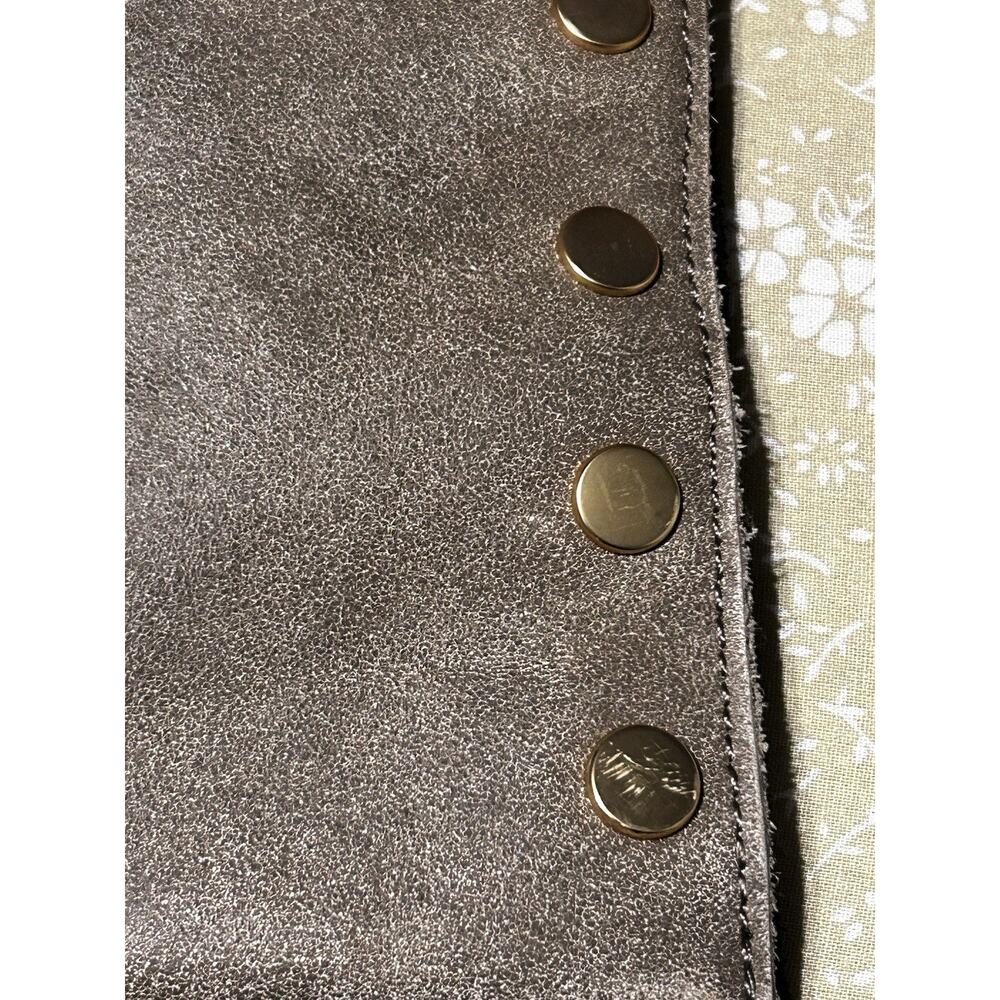 Hammitt Montana Large Reversible Leather Crossbody Bag Black Taupe Gold Studded - Picture 8 of 11